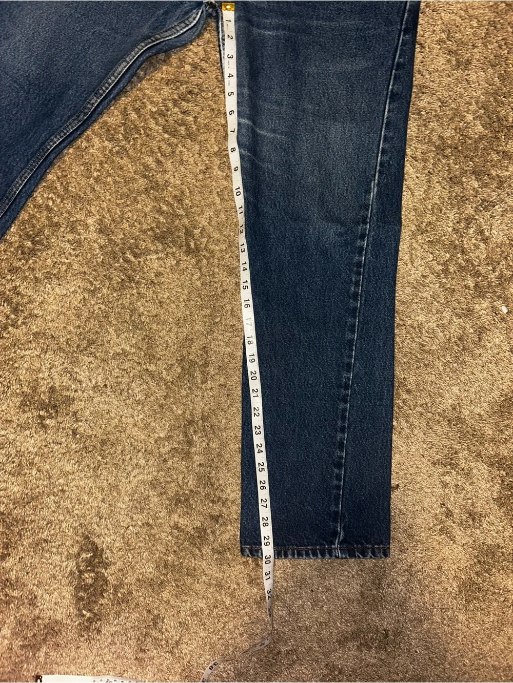 Levi's Men's Straight Dark Blue Denim Jeans